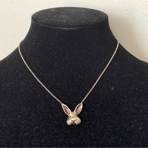 Dallas Pridgen Jewelry Sterling silver 925 Some Bunny Pendant Necklace